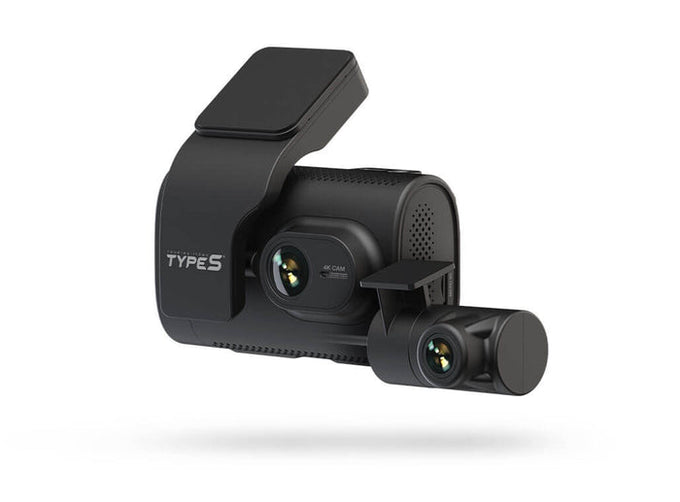 AI Dash Cam 4K + 1080p