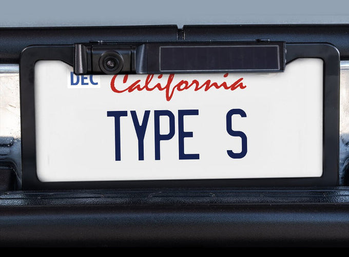 Type S HD Solar Power App View Backup Camera