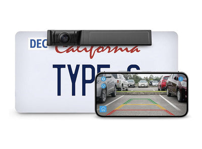 Type S HD Solar Power App View Backup Camera