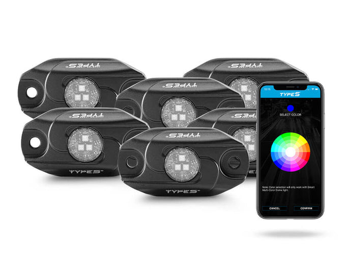 Smart Wheel Well Rock Lights 6PC