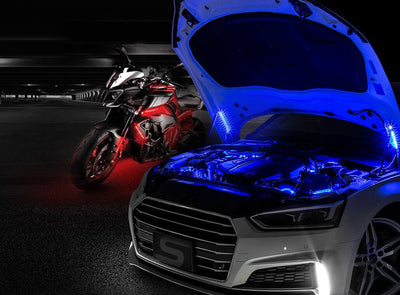 Exterior App-Controlled Smart Motorcycle / Engine Bay LED Kit