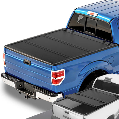 5.5Ft Bed Low Profile Tri-Fold Hard Tonneau Cover<br>04-14 Ford F-150, 06-08 Lincoln Mark LT