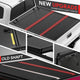 5.5Ft Bed Low Profile Tri-Fold Hard Tonneau Cover<br>15-25 Ford F-150
