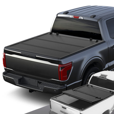 5.5Ft Bed Low Profile Tri-Fold Hard Tonneau Cover<br>15-25 Ford F-150