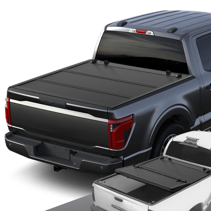 5.5Ft Bed Low Profile Tri-Fold Hard Tonneau Cover<br>15-25 Ford F-150