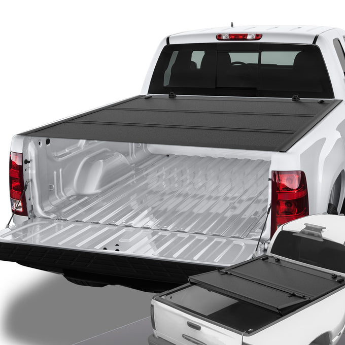 5.8Ft Bed Low Profile Tri-Fold Hard Tonneau Cover<br>07-18 Chevy Silverado, GMC Sierra 1500