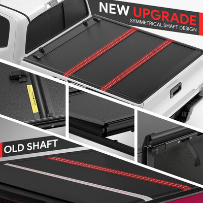 5.8Ft Bed Low Profile Tri-Fold Hard Tonneau Cover<br>19-25 Chevy Silverado 1500, GMC Sierra 1500