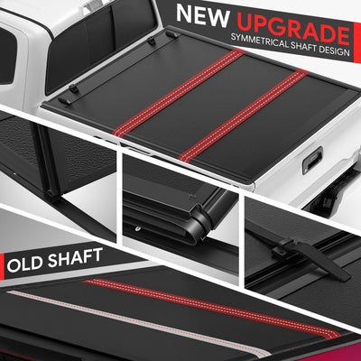 5Ft Bed Low Profile Tri-Fold Hard Tonneau Cover<br>16-23 Toyota Tacoma