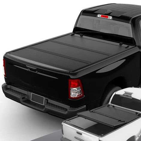 5.7Ft Bed Low Profile Tri-Fold Hard Tonneau Cover<br>09-18 Ram 1500, 19-25 Classic