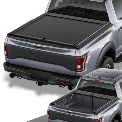 5.5Ft Bed Retractable Tonneau Cover<br>09-26 Ford F-150