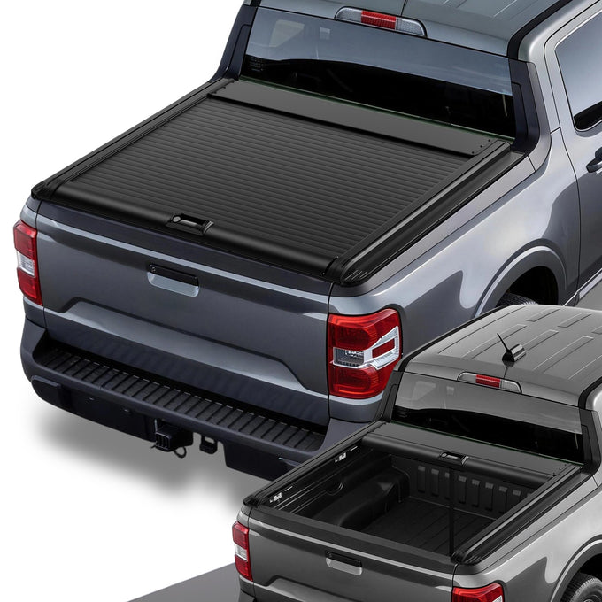 4.5Ft Bed Retractable Tonneau Cover<br>22-26 Ford Maverick