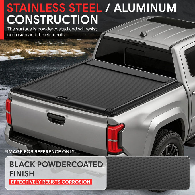 5Ft Bed Retractable Tonneau Cover<br>24-26 Toyota Tacoma