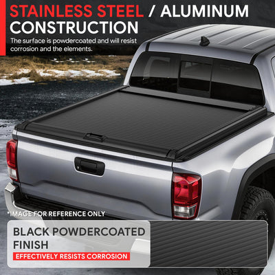 5Ft Bed Retractable Tonneau Cover<br>15-23 Toyota Tacoma