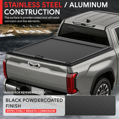 5.5Ft Bed Retractable Tonneau Cover<br>22-26 Toyota Tundra