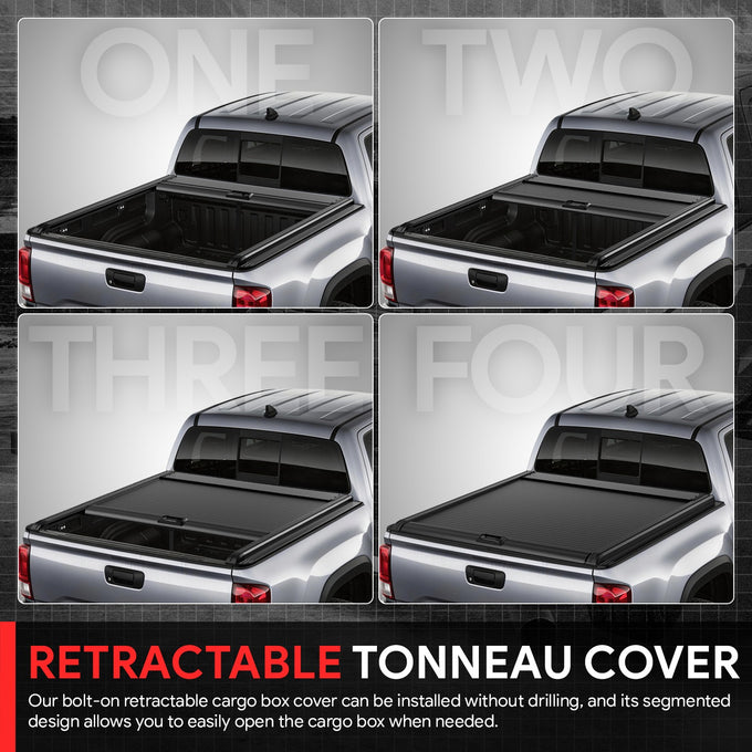 5.5Ft Bed Retractable Tonneau Cover<br>22-26 Toyota Tundra