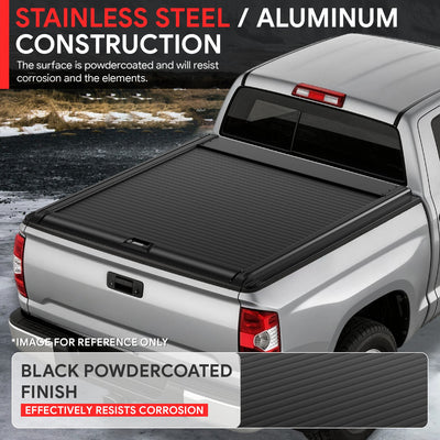 5.5Ft Bed Retractable Tonneau Cover<br>14-21 Toyota Tundra