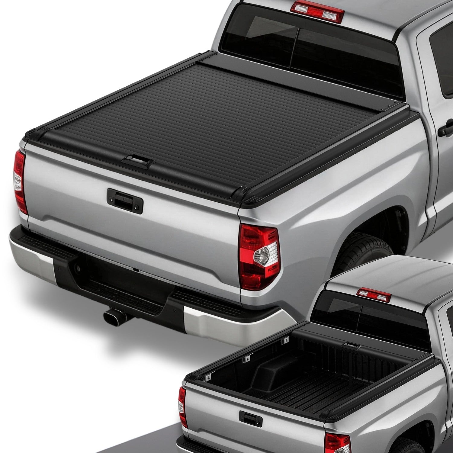 5.5Ft Bed Retractable Tonneau Cover<br>14-21 Toyota Tundra
