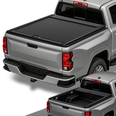 5.2Ft Bed Retractable Tonneau Cover<br>14-26 Chevy Colorado, GMC Canyon