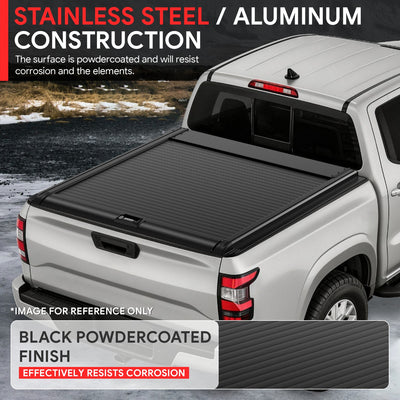 5Ft Bed Retractable Tonneau Cover<br>05-26 Nissan Frontier