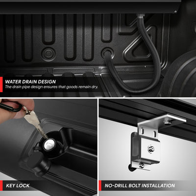 5Ft Bed Retractable Tonneau Cover<br>05-26 Nissan Frontier