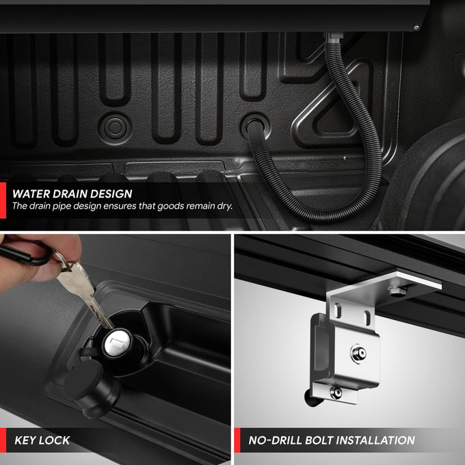5Ft Bed Retractable Tonneau Cover<br>05-26 Nissan Frontier