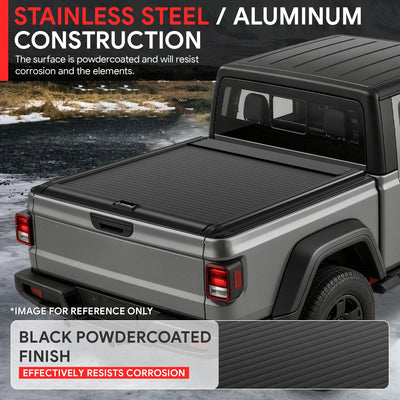 5Ft Bed Retractable Tonneau Cover<br>20-25 Jeep Gladiator