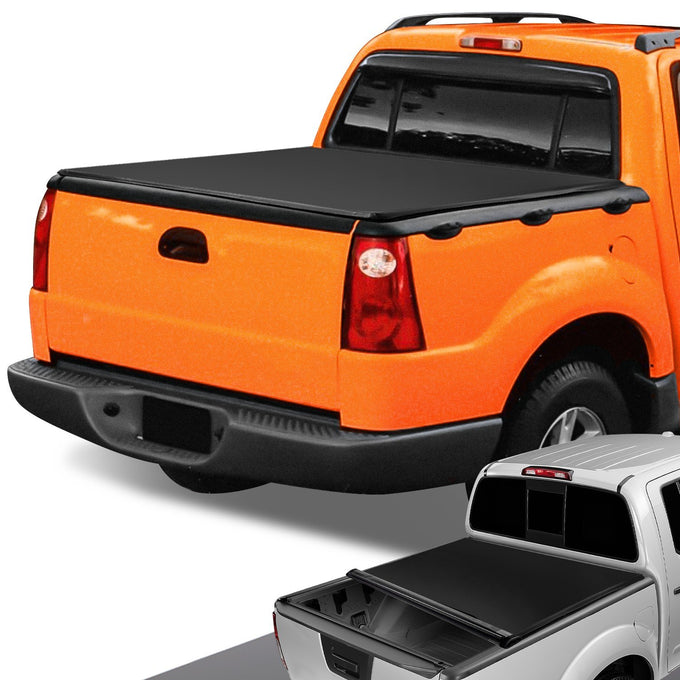4 ft. Bed Soft Roll-Up Tonneau Cover<br>01-05 Ford Explorer Sport Trac