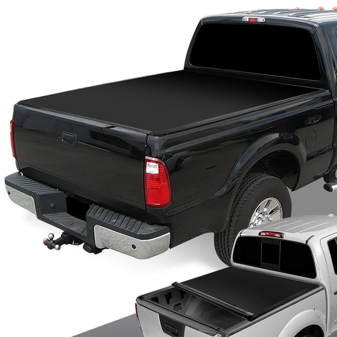 8 ft. Bed Soft Roll-Up Tonneau Cover<br>99-18 Ford F250 F350 F450 F550 Super Duty