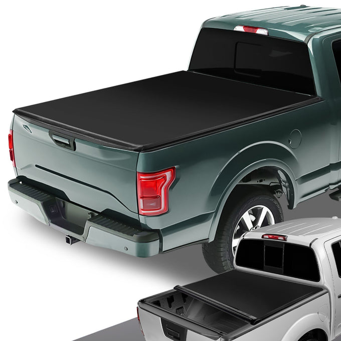 5.5 ft. Bed Soft Roll-Up Tonneau Cover<br>15-18 Ford F-150