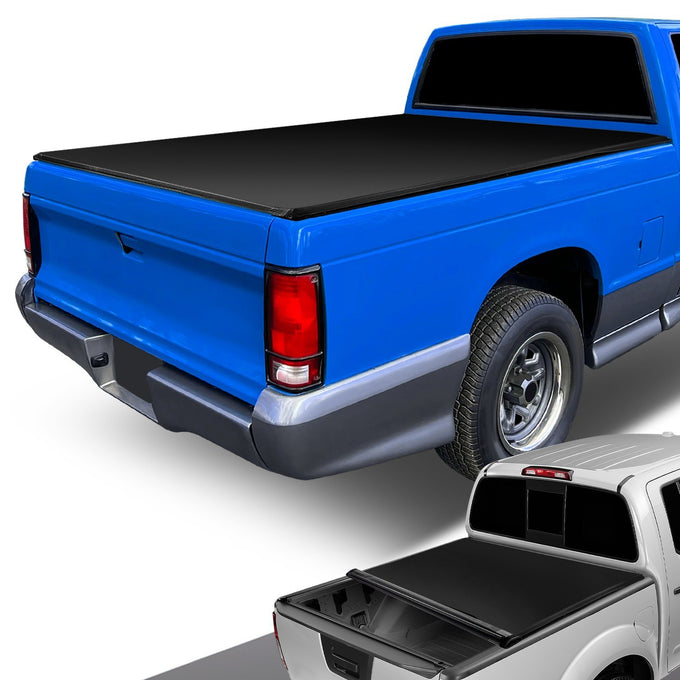 6 ft. Bed Soft Roll-Up Tonneau Cover<br>82-93 Chevy S10, 82-90 GMC S15