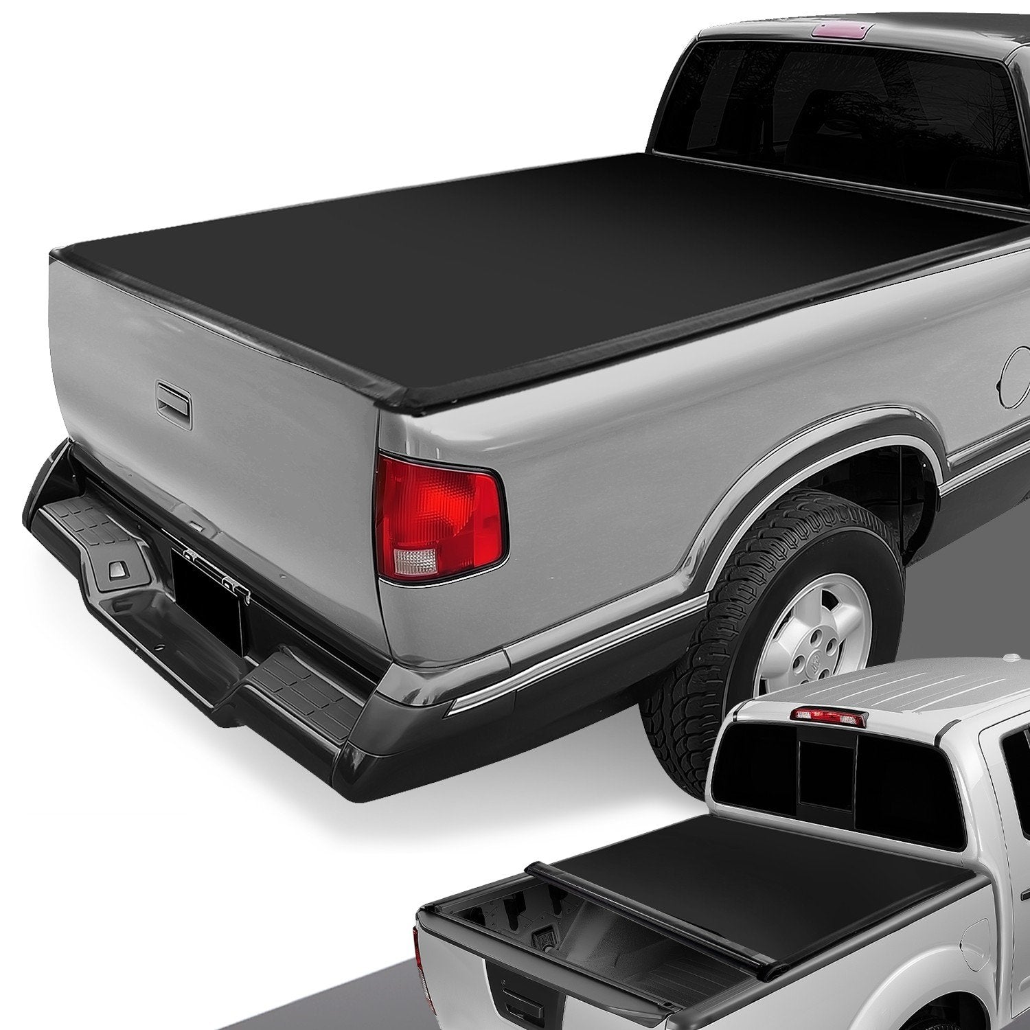 6 ft. Bed Soft Roll-Up Tonneau Cover<br>94-03 Chevy S10, GMC Sonoma
