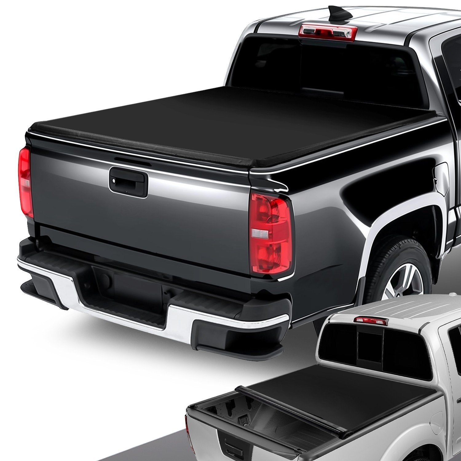 5 ft. Bed Soft Roll-Up Tonneau Cover<br>15-19 Chevy Colorado, GMC Canyon