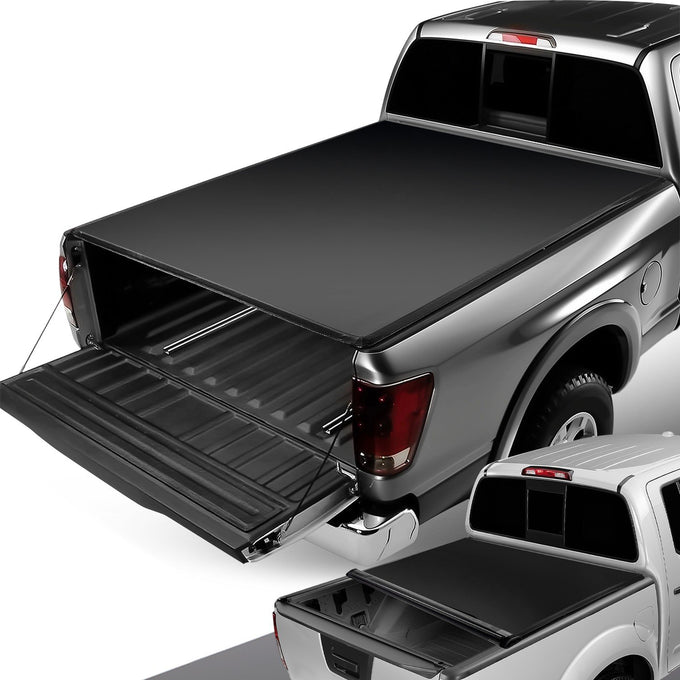6 ft. Bed Soft Roll-Up Tonneau Cover<br>04-15 Nissan Titan