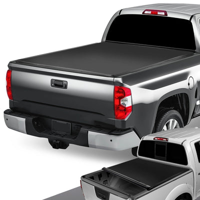 8 ft. Bed Soft Roll-Up Tonneau Cover<br>14-18 Toyota Tundra