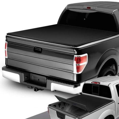 5.5 ft. Bed Soft Tri-Fold Tonneau Cover<br>04-14 Ford F150