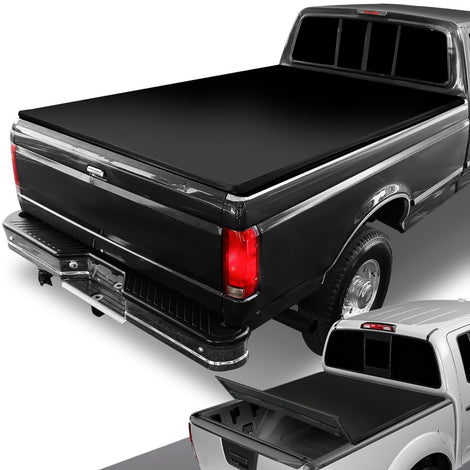 6.5 ft. Bed Soft Tri-Fold Tonneau Cover<br>73-98 Ford F100 F150 F250