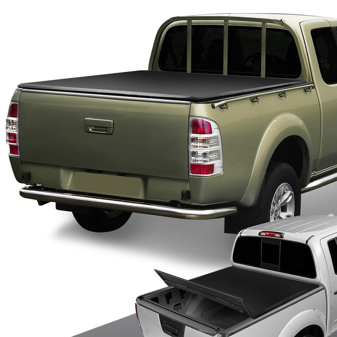 6 ft. Bed Soft Tri-Fold Tonneau Cover<br>83-11 Ford Ranger, 94-09 Mazda B3000