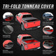 6.5 ft. Bed Soft Tri-Fold Tonneau Cover<br>73-98 Ford F100 F150 F250