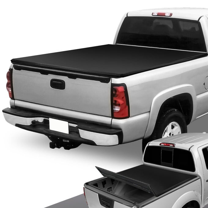 6.5 ft. Bed Soft Tri-Fold Tonneau Cover<br>88-02 Chevy/GMC C/K1500 2500 3500