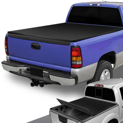 6.5 ft. Bed Soft Tri-Fold Tonneau Cover<br>99-07 Chevy Silverado / GMC Sierra 1500 2500 3500