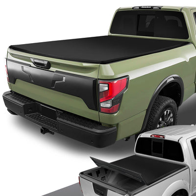 6.58 ft. Bed Soft Tri-Fold Tonneau Cover<br>04-14 Nissan Titan
