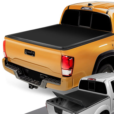 5 ft. Bed Soft Tri-Fold Tonneau Cover<br>05-15 Toyota Tacoma