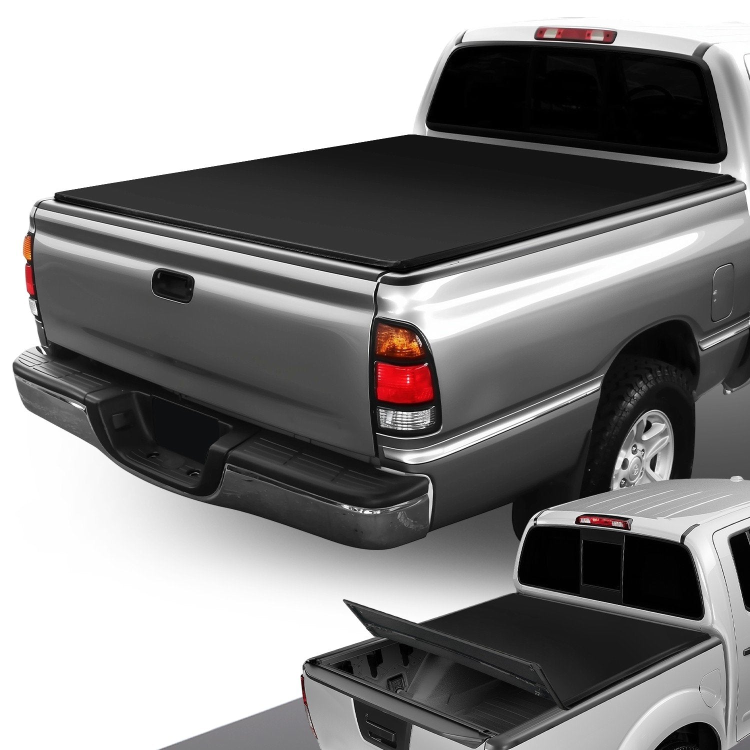 6 ft. Bed Soft Tri-Fold Tonneau Cover<br>00-06 Toyota Tundra