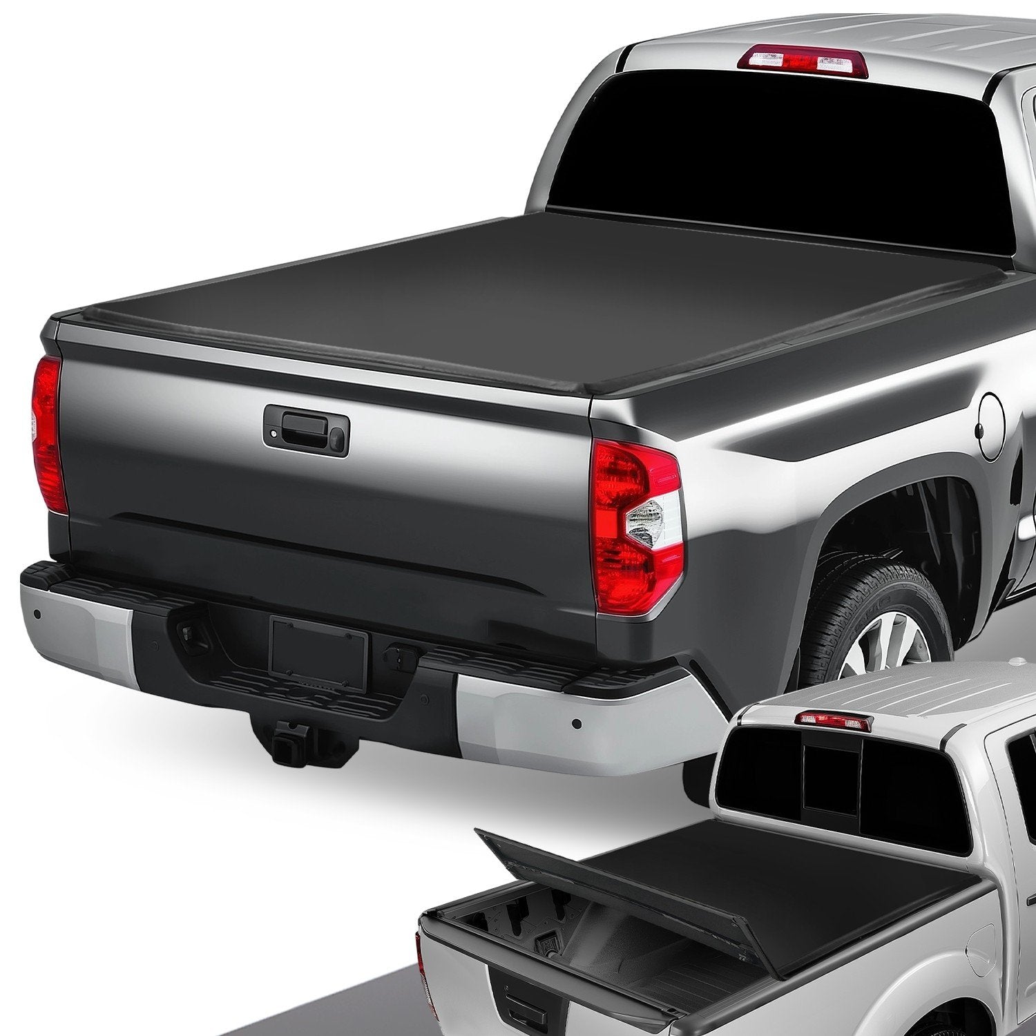 5.5 ft. Bed Soft Tri-Fold Tonneau Cover<br>07-13 Toyota Tundra