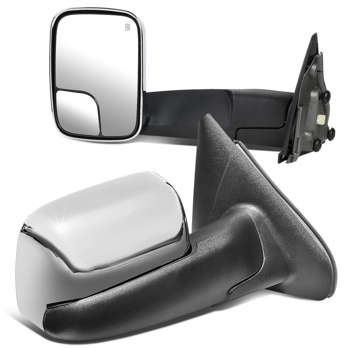 Chrome Powered Heated Towing Mirrors (Pair)<br>02-08 Dodge Ram 1500, 03-09 Ram 2500
