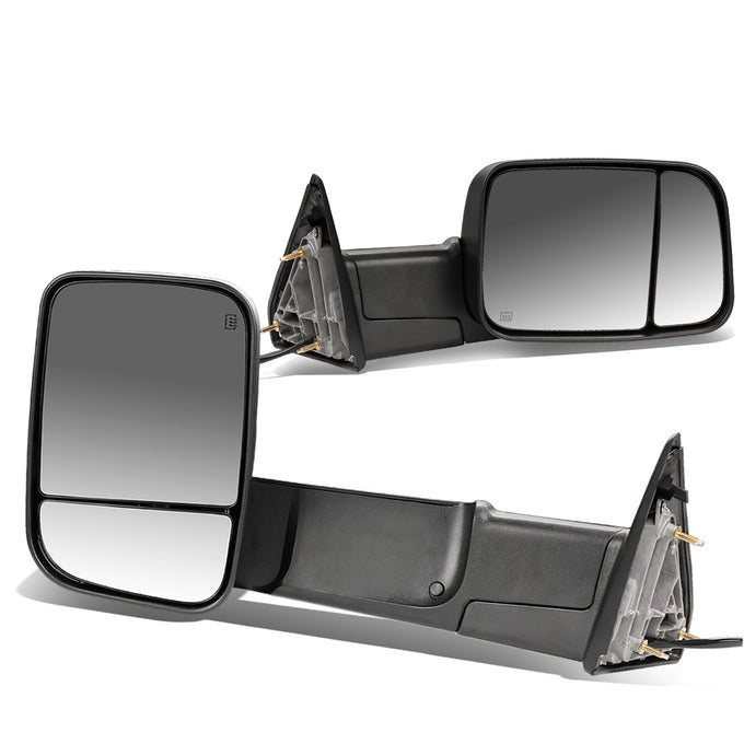 Powered Heated Towing Mirrors (Pair)<br>09-16 Dodge Ram 1500, 10-16 Ram 2500-5500