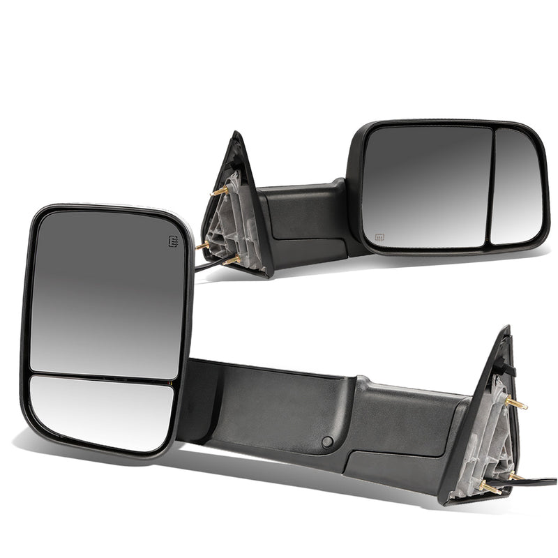 Powered Heated Towing Mirrors (Pair)<br>09-16 Dodge Ram 1500, 10-16 Ram 2500-5500