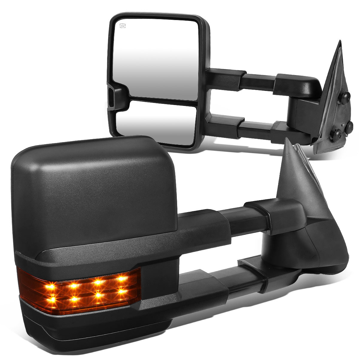 Powered Heated Towing Mirrors (Pair)<br>99-06 Chevy Silverado, GMC Sierra