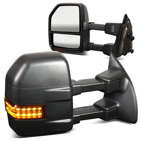 Manual Towing Mirrors (Pair)<br>08-16 Ford F250-F550 Super Duty