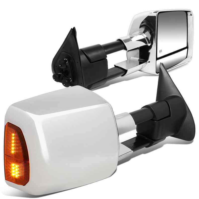 Chrome Powered Heated Towing Mirrors (Pair)<br>05-15 Toyota Tacoma